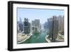 Dubai Marina, Dubai, United Arab Emirates, Middle East-Amanda Hall-Framed Photographic Print