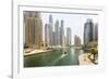 Dubai Marina, Dubai, United Arab Emirates, Middle East-Amanda Hall-Framed Photographic Print