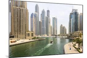 Dubai Marina, Dubai, United Arab Emirates, Middle East-Amanda Hall-Mounted Photographic Print