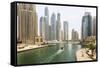 Dubai Marina, Dubai, United Arab Emirates, Middle East-Amanda Hall-Framed Stretched Canvas