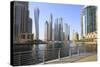 Dubai Marina, Dubai, United Arab Emirates, Middle East-Amanda Hall-Stretched Canvas