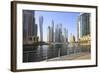 Dubai Marina, Dubai, United Arab Emirates, Middle East-Amanda Hall-Framed Photographic Print