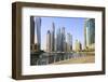 Dubai Marina, Dubai, United Arab Emirates, Middle East-Amanda Hall-Framed Photographic Print