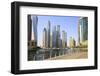 Dubai Marina, Dubai, United Arab Emirates, Middle East-Amanda Hall-Framed Photographic Print