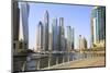 Dubai Marina, Dubai, United Arab Emirates, Middle East-Amanda Hall-Mounted Photographic Print