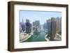 Dubai Marina, Dubai, United Arab Emirates, Middle East-Amanda Hall-Framed Photographic Print