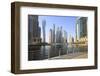 Dubai Marina, Dubai, United Arab Emirates, Middle East-Amanda Hall-Framed Photographic Print