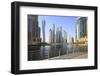 Dubai Marina, Dubai, United Arab Emirates, Middle East-Amanda Hall-Framed Photographic Print