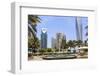 Dubai Marina, Dubai, United Arab Emirates, Middle East-Amanda Hall-Framed Photographic Print