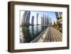 Dubai Marina, Dubai, United Arab Emirates, Middle East-Amanda Hall-Framed Photographic Print