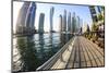 Dubai Marina, Dubai, United Arab Emirates, Middle East-Amanda Hall-Mounted Photographic Print