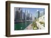 Dubai Marina, Dubai, United Arab Emirates, Middle East-Fraser Hall-Framed Photographic Print