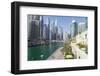 Dubai Marina, Dubai, United Arab Emirates, Middle East-Fraser Hall-Framed Photographic Print