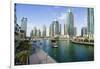 Dubai Marina, Dubai, United Arab Emirates, Middle East-Fraser Hall-Framed Photographic Print