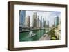 Dubai Marina, Dubai, United Arab Emirates, Middle East-Fraser Hall-Framed Photographic Print