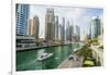 Dubai Marina, Dubai, United Arab Emirates, Middle East-Fraser Hall-Framed Premium Photographic Print