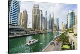Dubai Marina, Dubai, United Arab Emirates, Middle East-Fraser Hall-Stretched Canvas