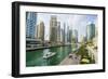 Dubai Marina, Dubai, United Arab Emirates, Middle East-Fraser Hall-Framed Photographic Print