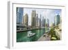 Dubai Marina, Dubai, United Arab Emirates, Middle East-Fraser Hall-Framed Photographic Print