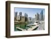 Dubai Marina, Dubai, United Arab Emirates, Middle East-Fraser Hall-Framed Photographic Print