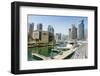 Dubai Marina, Dubai, United Arab Emirates, Middle East-Fraser Hall-Framed Photographic Print