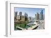 Dubai Marina, Dubai, United Arab Emirates, Middle East-Fraser Hall-Framed Photographic Print