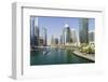 Dubai Marina, Dubai, United Arab Emirates. Middle East-Fraser Hall-Framed Photographic Print