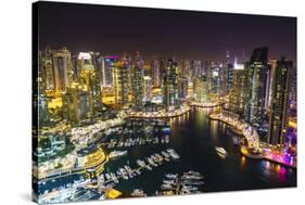 Dubai Marina, Dubai, United Arab Emirates, Middle East-Fraser Hall-Stretched Canvas