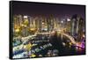 Dubai Marina, Dubai, United Arab Emirates, Middle East-Fraser Hall-Framed Stretched Canvas