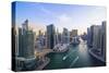 Dubai Marina, Dubai, United Arab Emirates, Middle East-Fraser Hall-Stretched Canvas