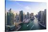 Dubai Marina, Dubai, United Arab Emirates, Middle East-Fraser Hall-Stretched Canvas