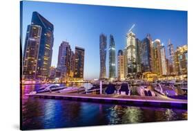 Dubai Marina, Dubai, United Arab Emirates, Middle East-Fraser Hall-Stretched Canvas