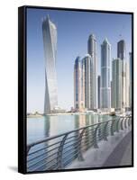 Dubai Marina, Dubai, United Arab Emirates-Jon Arnold-Framed Stretched Canvas