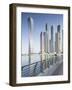 Dubai Marina, Dubai, United Arab Emirates-Jon Arnold-Framed Photographic Print