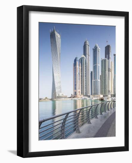 Dubai Marina, Dubai, United Arab Emirates-Jon Arnold-Framed Photographic Print