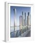 Dubai Marina, Dubai, United Arab Emirates-Jon Arnold-Framed Photographic Print