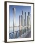 Dubai Marina, Dubai, United Arab Emirates-Jon Arnold-Framed Photographic Print