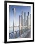 Dubai Marina, Dubai, United Arab Emirates-Jon Arnold-Framed Photographic Print