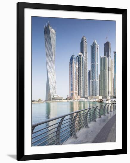 Dubai Marina, Dubai, United Arab Emirates-Jon Arnold-Framed Photographic Print