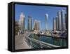 Dubai Marina, Dubai, United Arab Emirates-Jon Arnold-Framed Stretched Canvas