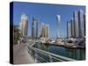 Dubai Marina, Dubai, United Arab Emirates-Jon Arnold-Stretched Canvas