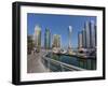 Dubai Marina, Dubai, United Arab Emirates-Jon Arnold-Framed Photographic Print