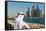 Dubai Marina. Uae-Alan64-Framed Stretched Canvas