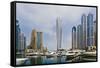 Dubai Marina-Rudy Sulgan-Framed Stretched Canvas