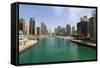 Dubai Marina-Fraser Hall-Framed Stretched Canvas