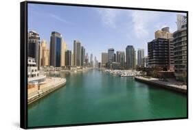 Dubai Marina-Fraser Hall-Framed Stretched Canvas