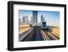 Dubai Metro. A View of the City from the Subway Car-Alan64-Framed Photographic Print