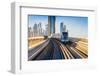 Dubai Metro. A View of the City from the Subway Car-Alan64-Framed Photographic Print