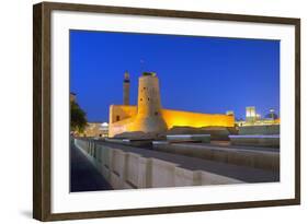 Dubai Museum and Minaret, the Oldest Building in Dubai, Dubai, United Arab Emirates, Middle East-Christian Kober-Framed Photographic Print