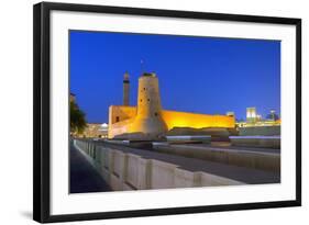 Dubai Museum and Minaret, the Oldest Building in Dubai, Dubai, United Arab Emirates, Middle East-Christian Kober-Framed Photographic Print